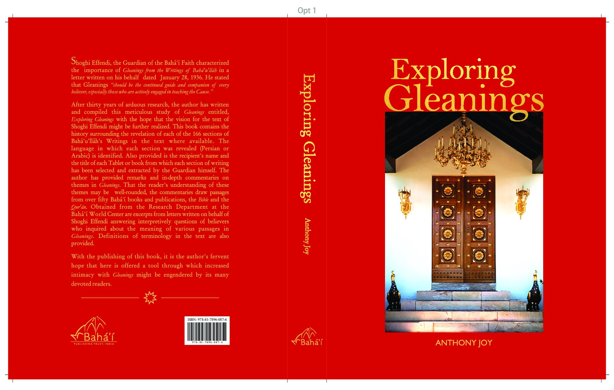 Exploring Gleanings.  By Anthony Joy